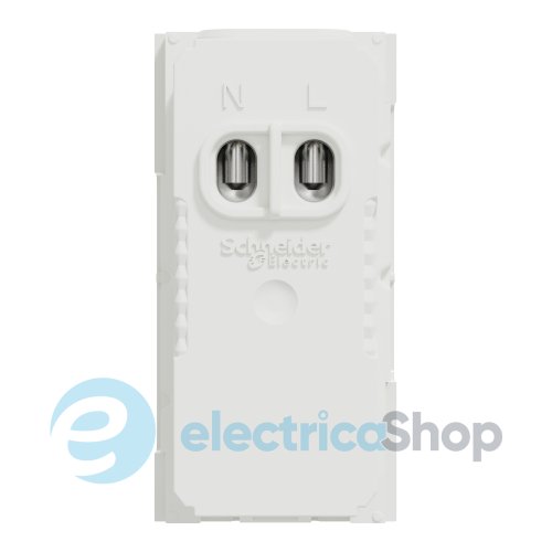 Розетка USB тип A+C, 12 Вт, 1 модуль, New Unica NU301618 (Schneider Electric) белая