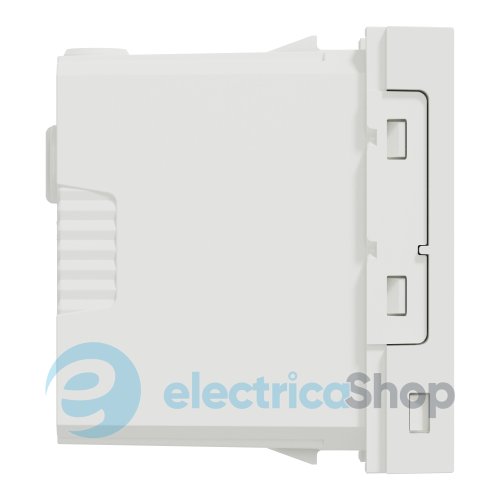 Розетка USB тип A+C, 12 Вт, 1 модуль, New Unica NU301618 (Schneider Electric) белая