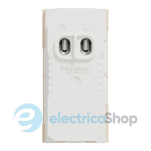 Розетка USB тип A+C, 12 Вт, 1 модуль, New Unica NU301644 (Schneider Electric) бежевый