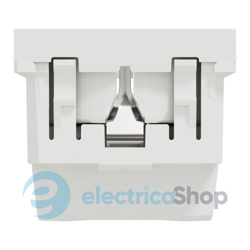 Розетка с заземлением, со шторками, с винтовыми клеммами, 16А, 250В, Unica New NU303718 белый