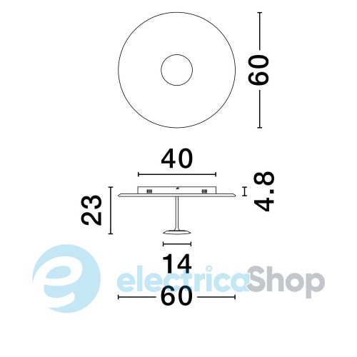 Потолочный светильник Nova luce NIMA 9248180
