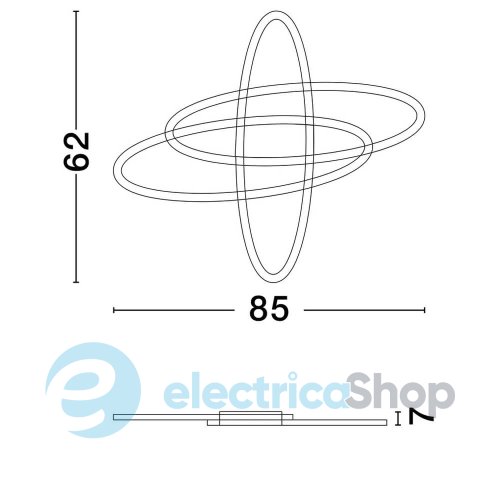 Потолочный светильник Nova luce IPON 9011323
