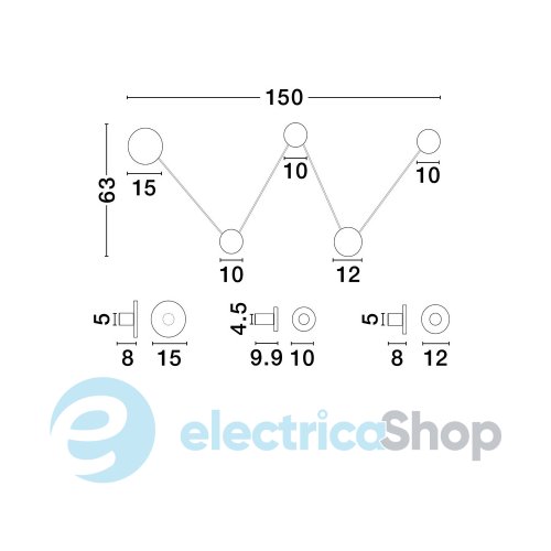 Настенный светильник ARK 9540258 Nova Luce