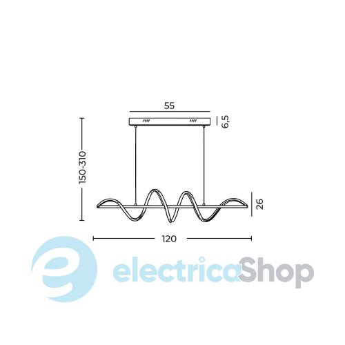 Підвісний світильник AZzardo MEMPHIS PENDANT 3-STEP DIMM BLACK AZ6815