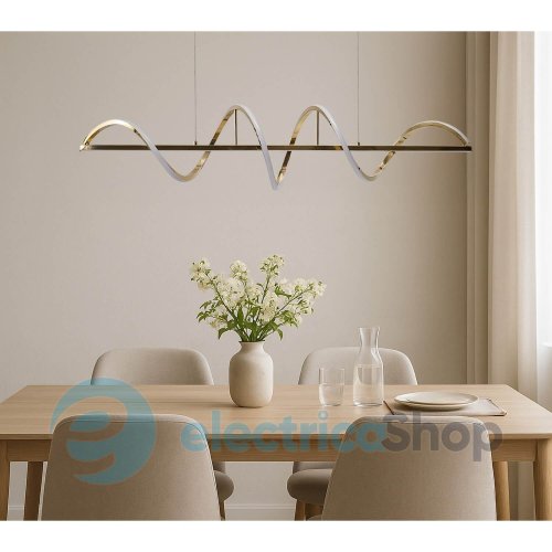 Підвісний світильник AZzardo MEMPHIS PENDANT 3-STEP DIMM GOLD AZ6814