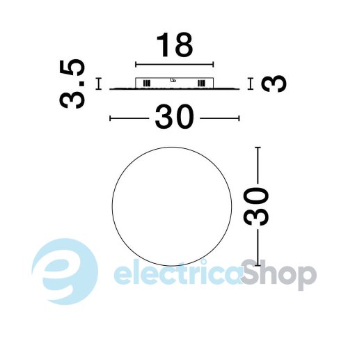 Настенный светильник CYRCLE 9248176 Nova Luce