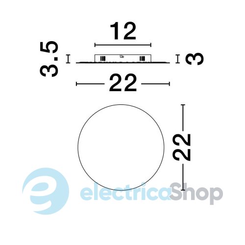 Настенный светильник CYRCLE 9248177 Nova Luce