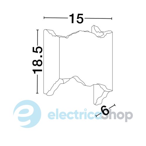 Настенный светильник Nova luce ALAS 9540230