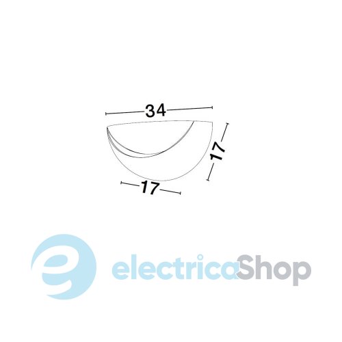 Настенный светильник Nova luce ALAS 9540231