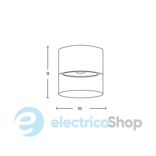 Точковий світильник AZzardo LIMAN 10W CCT AZ6551