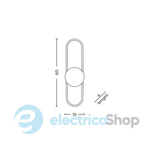 Настенный светильник AZzardo MIZUKI WALL BLACK AZ6825