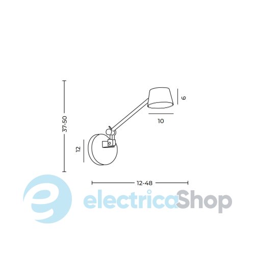 Бра AZzardo MOLLY S WALL BEIGE AZ6806