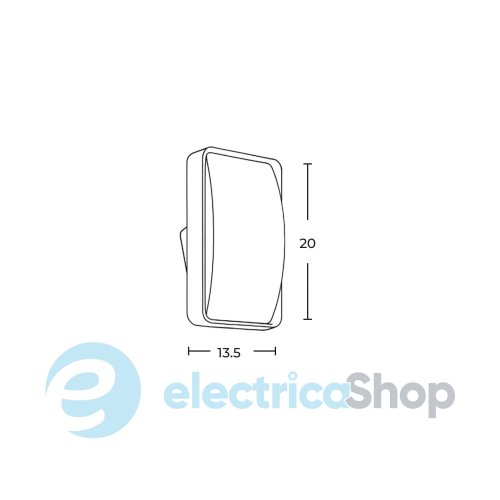 Уличный светильник AZzardo MORTEN WALL 3000K DGR AZ6637