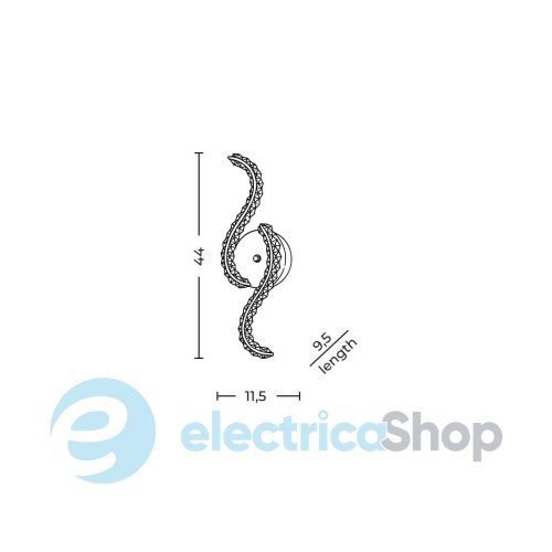 Настенный светильник AZzardo VALIRA WALL GOLD AZ6912