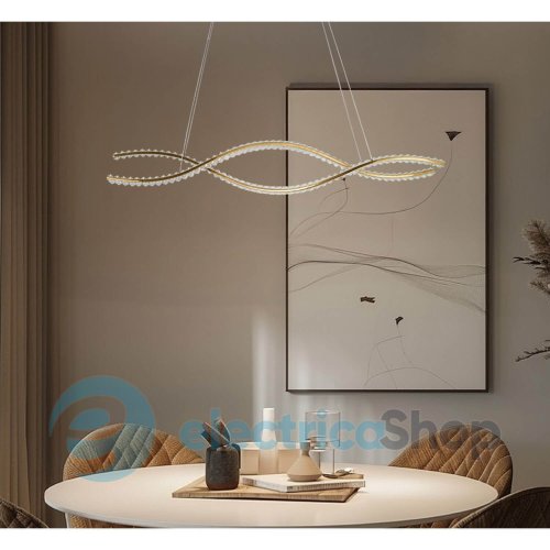 Люстра AZzardo SPARK WAVES PENDANT 150 CCT DIMM + REMOTE CONTROL AZ6565