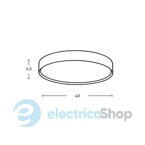 Потолочный светильник AZzardo PANDINO 40 CCT SWITCH SENSOR IP44 AZ6591