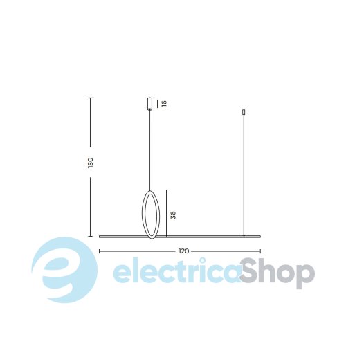 Подвесной светильник AZzardo PELLE 3-STEP DIMM AZ5757