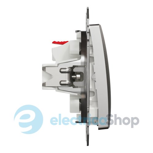 Выключатель 1-кл. Sedna Elements SDD170101U матовый алюминий