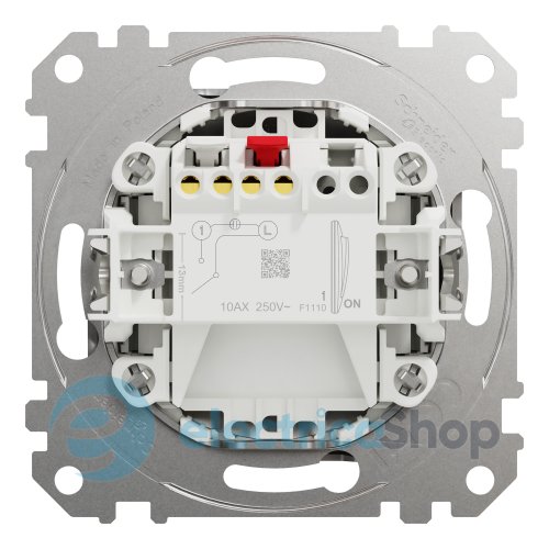 Выключатель 1-кл. Sedna Elements SDD170101U матовый алюминий