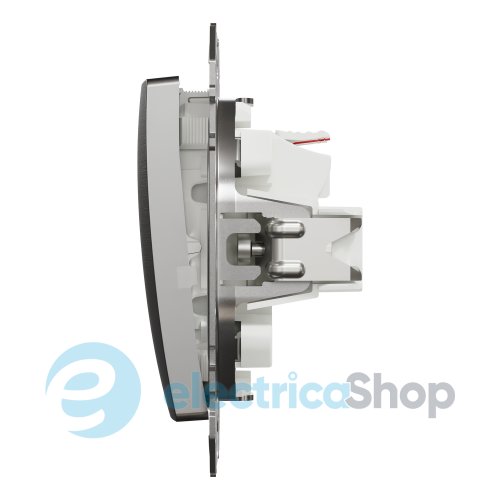 Выключатель 2-кл. Sedna Elements SDD170105U матовый алюминий