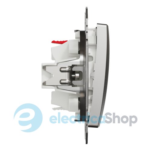 Переключатель 1-кл. Sedna Elements SDD170106U матовый алюминий