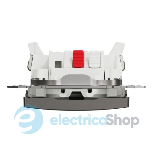 Переключатель 1-кл. Sedna Elements SDD170106U матовый алюминий