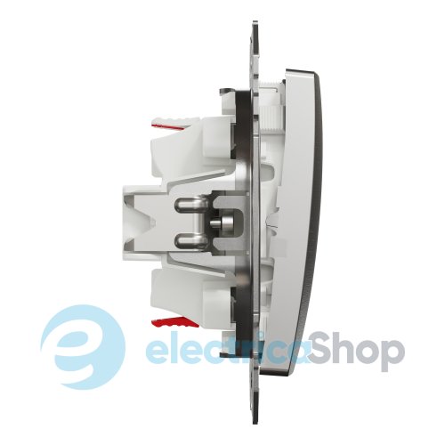 Промежуточный переключатель 1-кл. Sedna Elements SDD170107U матовый алюминий
