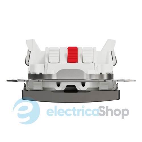 Промежуточный переключатель 1-кл. Sedna Elements SDD170107U матовый алюминий