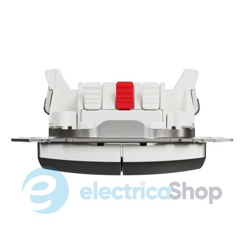 Переключатель 2-кл. Sedna Elements SDD170108U матовый алюминий