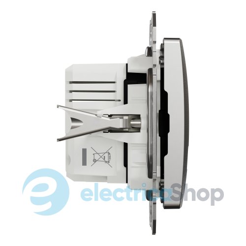 USB розетка А+С Sedna Elements SDD170405U матовый алюминий