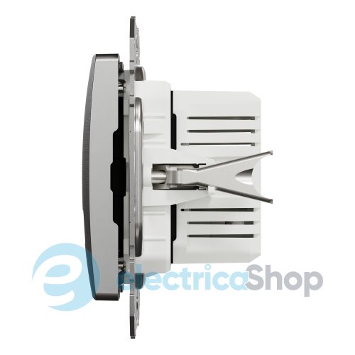 USB розетка А+С Sedna Elements SDD170405U матовый алюминий