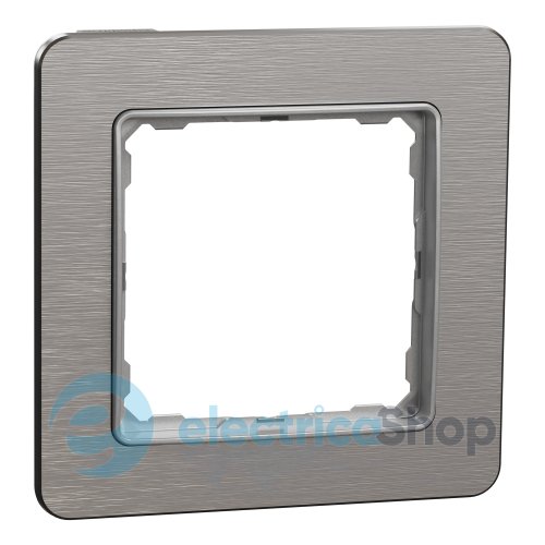 Рамка 1-пост Sedna Elements SDD370801U матовый алюминий