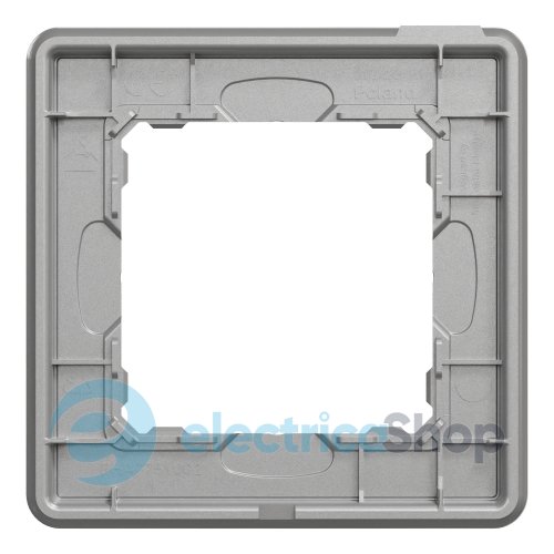 Рамка 1-пост Sedna Elements SDD370801U матовый алюминий