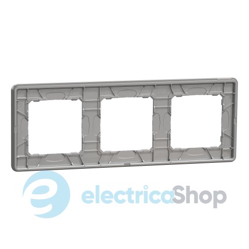 Рамка 3-поста Sedna Elements SDD370803U матовый алюминий