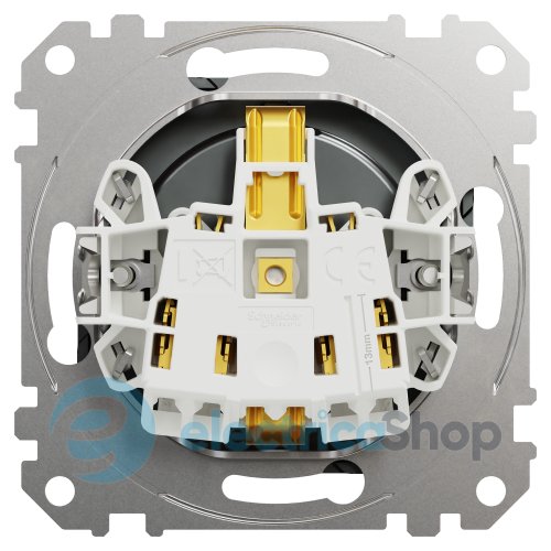 Розетка с з/к и шторками 250V/16А Sedna Elements SDD172022U матовый титан