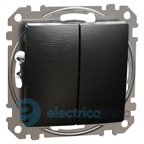 Выключатель 2-кл. Sedna Elements SDD172105U матовый титан