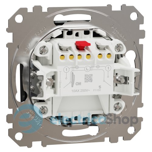 Выключатель 2-кл. Sedna Elements SDD172105U матовый титан