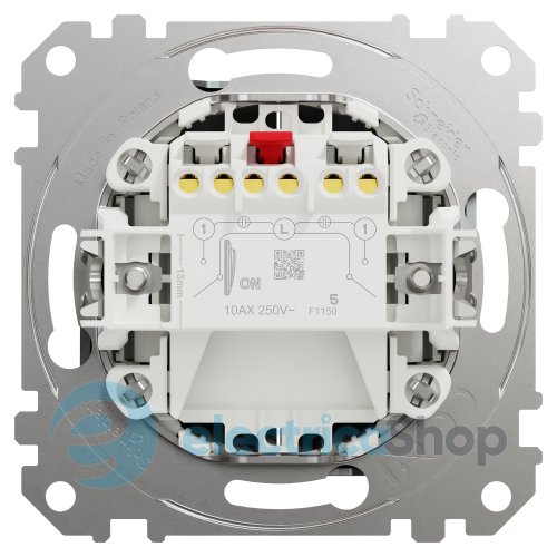 Выключатель 2-кл. Sedna Elements SDD172105U матовый титан