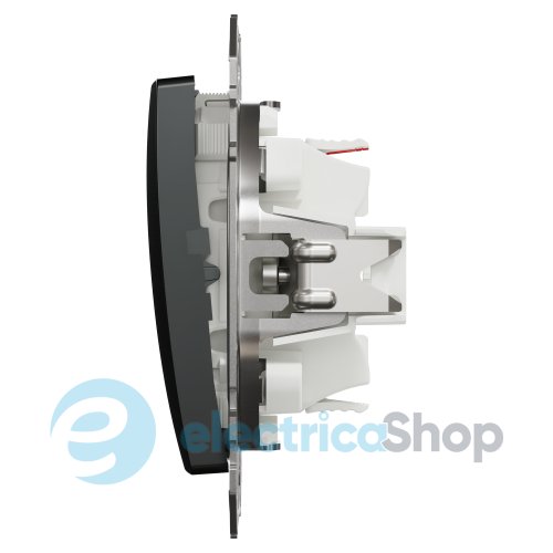 Переключатель 1-кл. Sedna Elements SDD172106U матовый титан