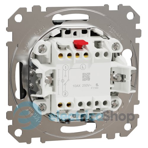 Переключатель 1-кл. Sedna Elements SDD172106U матовый титан