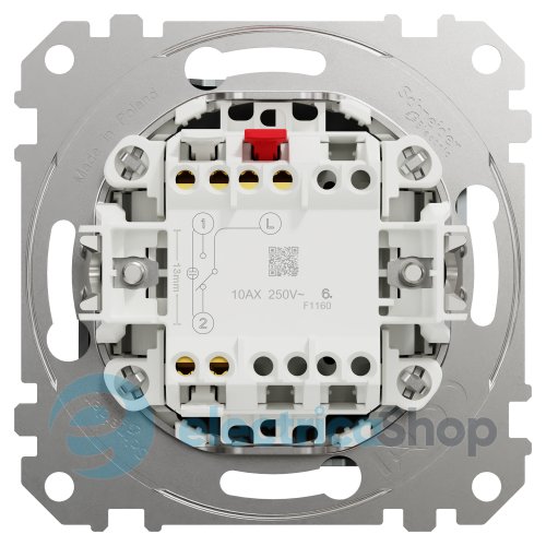 Переключатель 1-кл. Sedna Elements SDD172106U матовый титан