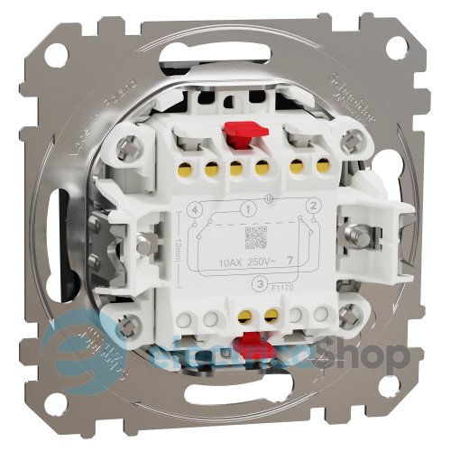 Промежуточный переключатель 1-кл. Sedna Elements SDD172107U матовый титан