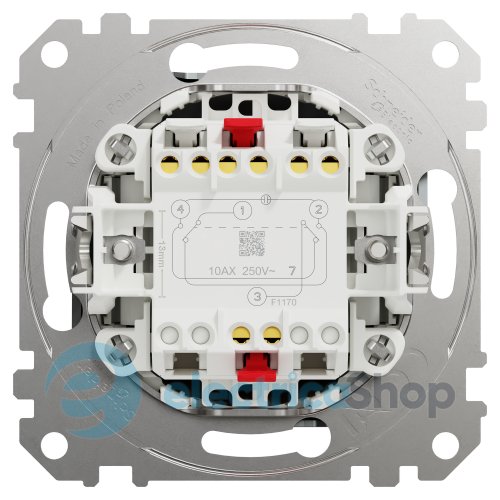Промежуточный переключатель 1-кл. Sedna Elements SDD172107U матовый титан