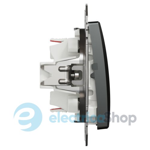 Переключатель 2-кл. Sedna Elements SDD172108U матовый титан