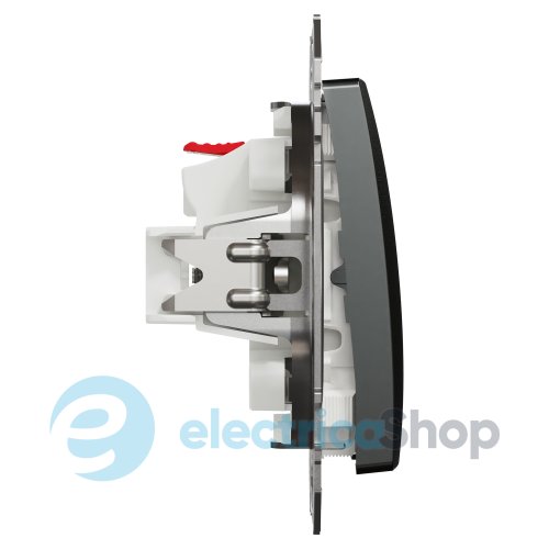 Кнопочный выключатель 1-кл. Sedna Elements SDD172111U матовый титан