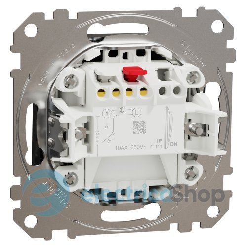 Кнопочный выключатель 1-кл. Sedna Elements SDD172111U матовый титан