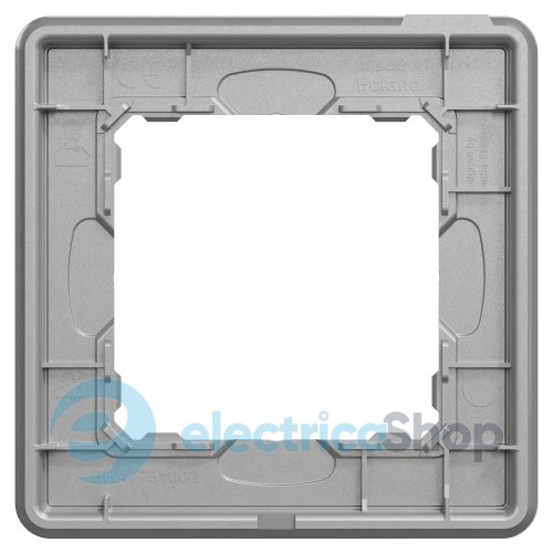 Рамка 1-пост Sedna Elements SDD372801U матовый титан