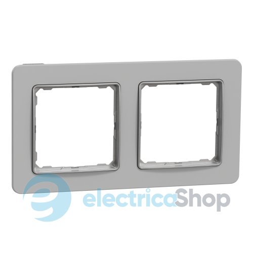 Рамка 2-пости Sedna Elements SDD393802 матова глина сірий