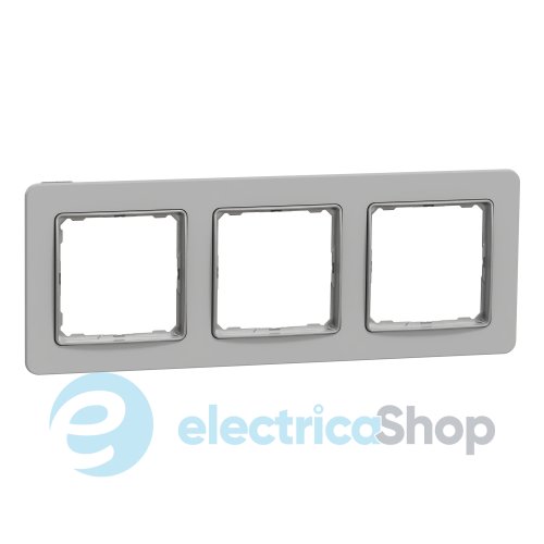 Рамка 3-поста Sedna Elements SDD393803 матовая серая глина