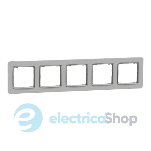 Рамка 5 постов Sedna Elements SDD393805 матовая серая глина